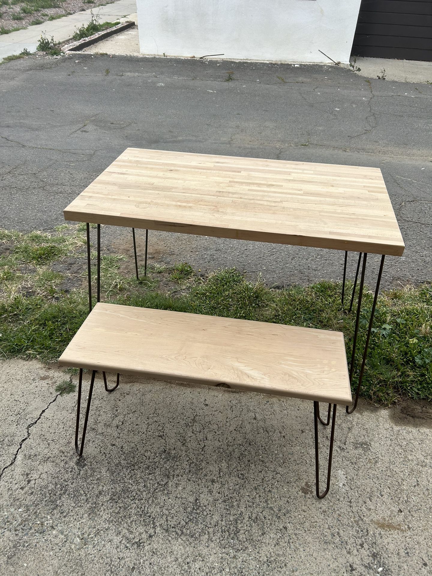 Butcher Block Dining Table 