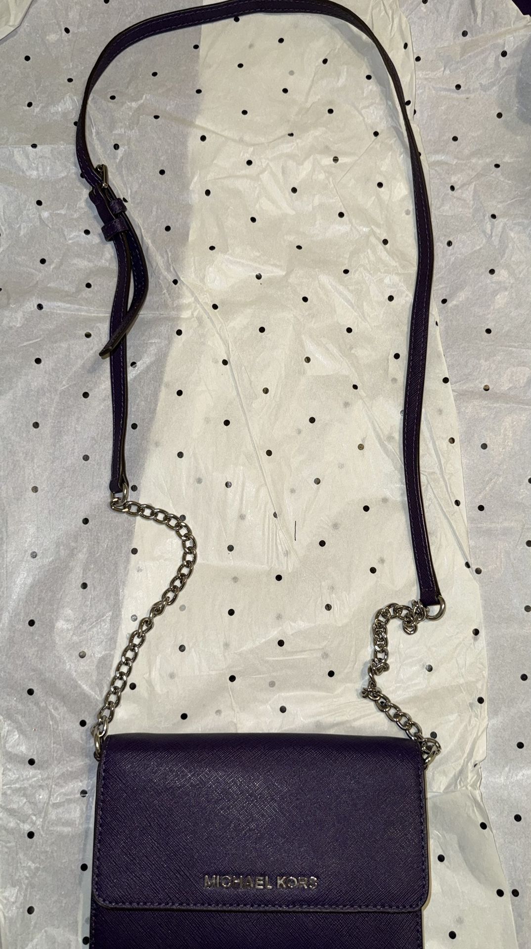 Michael Kors Wallet Crossbody Purple