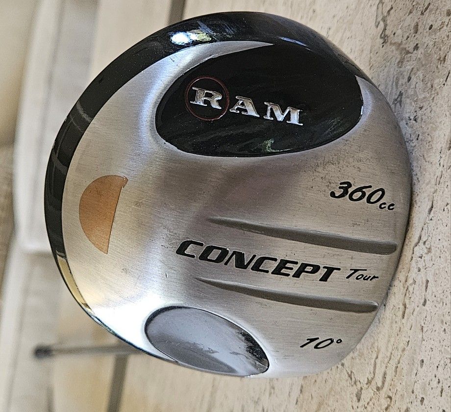 RAM Concept Tour 10 Degree Driver 360cc Regular Flex Lightweight Graphite Shaft