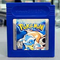 *SAVES WORK* Pokemon Blue Version (Nintendo Game Boy, 1998) 