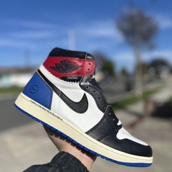 NIKE AIR JORDAN 1 FRAGMENT X UNION LA VARSITY RED SPORT ROYAL SIZE 11M