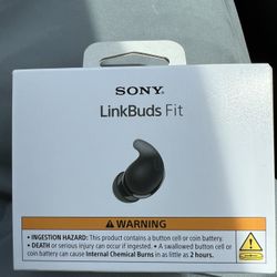 Sony LinkBuds Fit Noise-canceling True Wireless Earbuds - Black