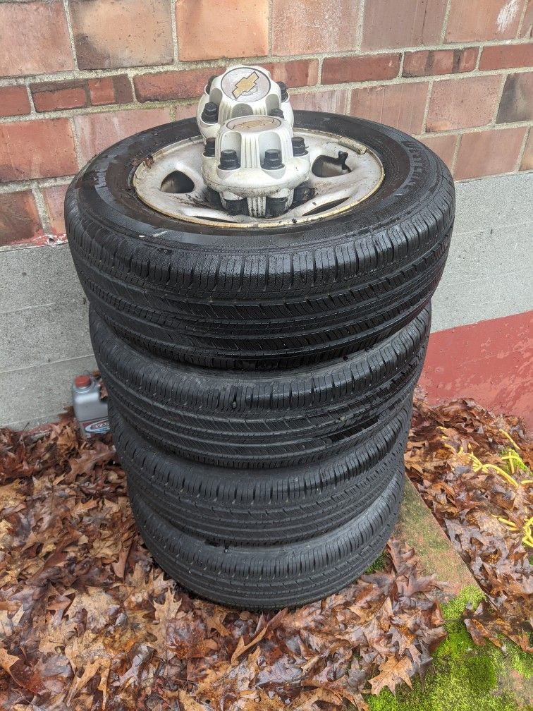 Chevy Astro Factory Wheels, New Tires 16" 6 Lug