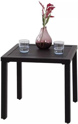 Outdoor Metal Square Side Table
