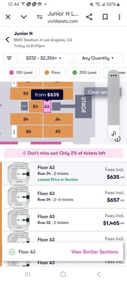 Junior H Bmo Stadium