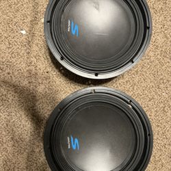 2 Alpine S 12 Inch Subwoofers