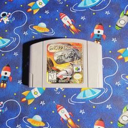 Chopper Attack Nintendo 64 N64 Authentic Tested Saves Polished Pins 