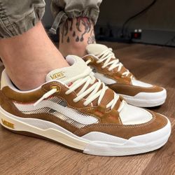 NEW Skate 2 Wayvee Men’s Sneaker, Brown/White, Size 9