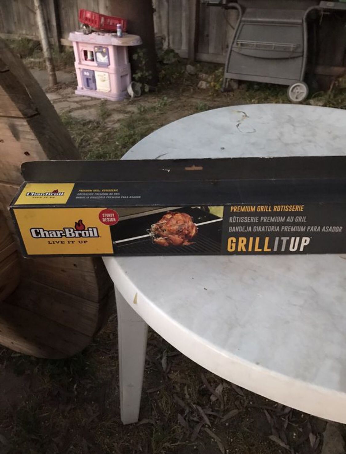 New Charbroil Char-Broil Universal Fit Grill Premium Electric Rotisserie