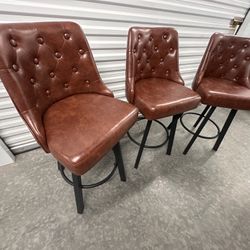 NEW 3-ELEGANT SWIVEL BARSTOOL ✅free delivery