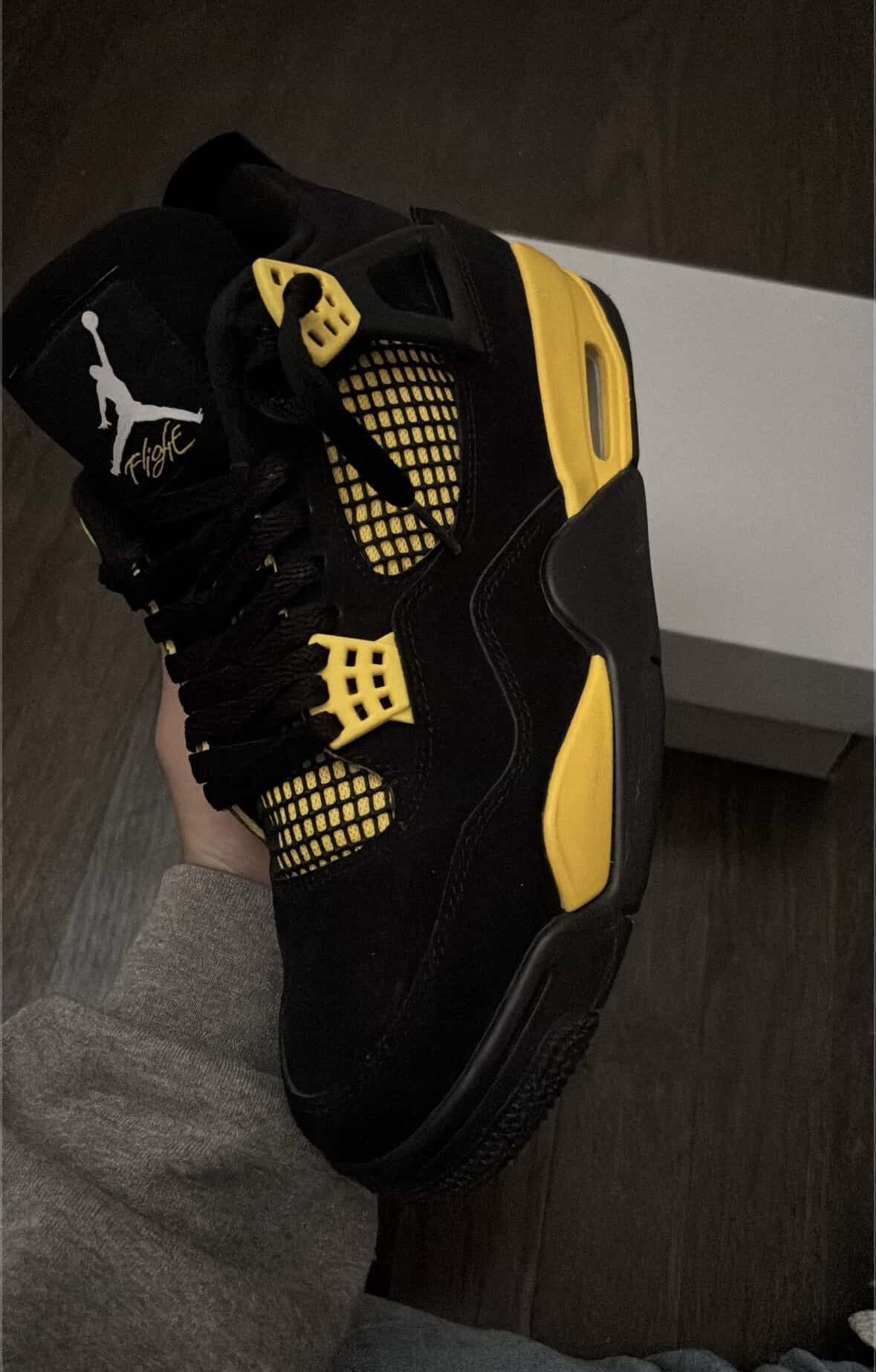 Jordan 4s Yellow Thunders 