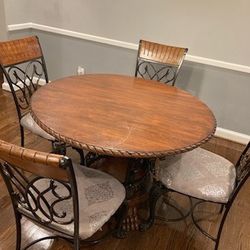 Dining Table & Four Chairs