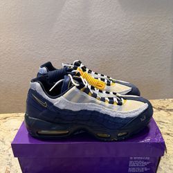 Eric Koston x Nike SB Air Max 95 Obsidian Speed Yellow HQ8492-400 Men’s Size 10.5 Brand New