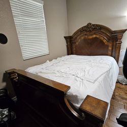 Queen Size Bed Frame With Headboard 