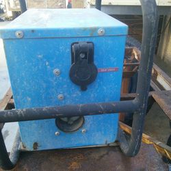 120 v and 220 v generator power junction box with breaker panel