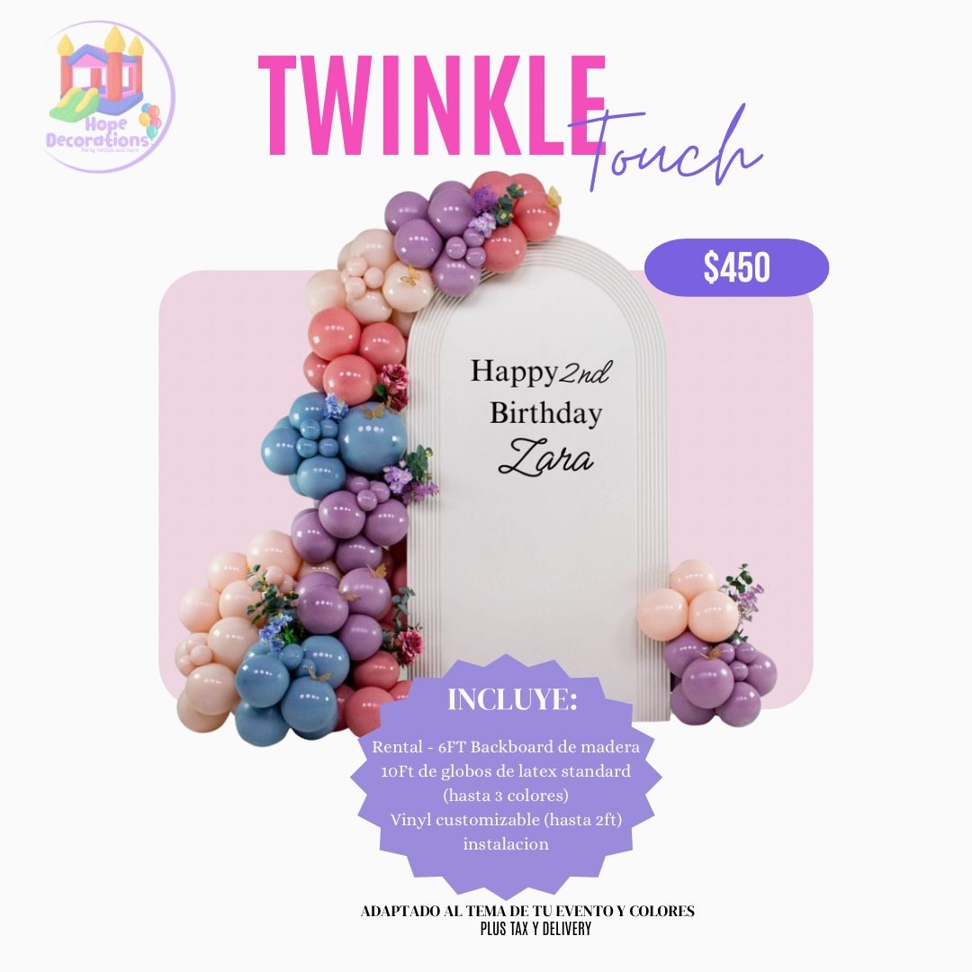 Backdrop Birthday party