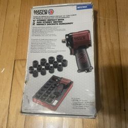 Matco tools air compressor 1/2 impact gun with socket sets  OPEN FOR OFFERS !!!!!!!!!!!!!!!!!!!!!!!!