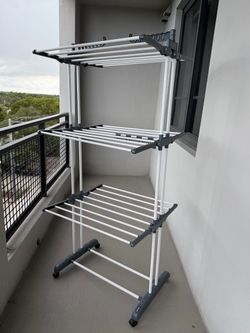 3-Tier Foldable Clothes Drying Rack
