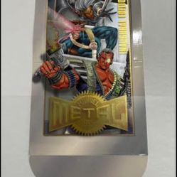 “RARE” Fleer 1995 Marvel Metal “Silver Flashers Set”+”Gold”& “Metal Blasters” + Base Set (312 Total Cards In Set!) - IN Ultra Pro Platinum Pages.