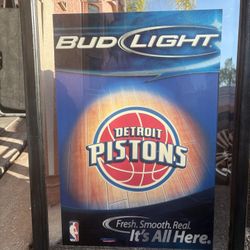 Detroit Pistons Vintage NBA Mirror