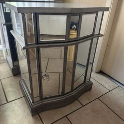 Mirrored nightstands