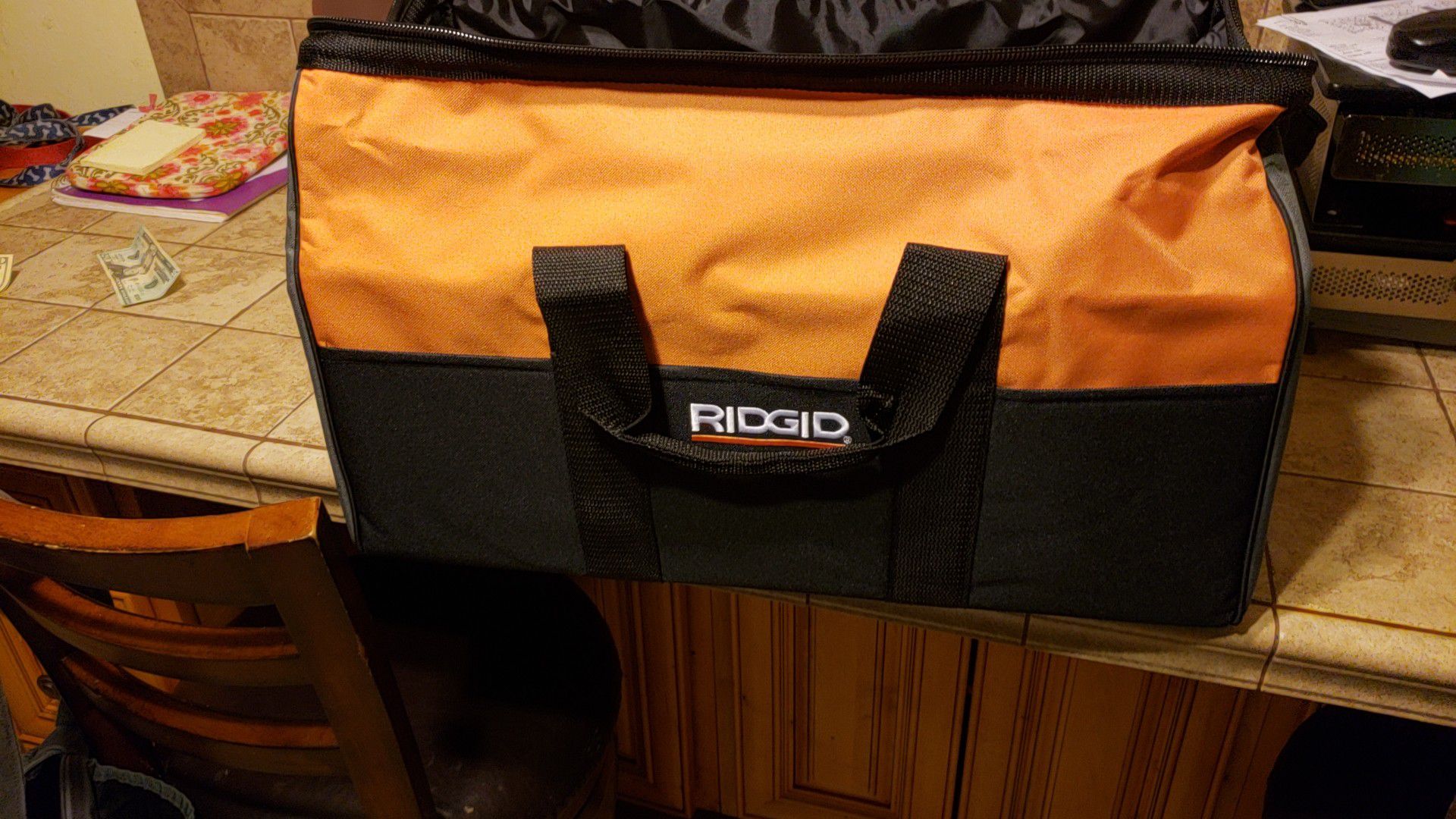 Contractors Ridgid tool bag