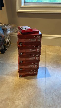 TDK Superior D60 Cassette Tapes