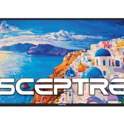 New Sceptre 43” 1080p FHD Led TV + Roku 4K