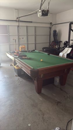 Pool Table Disassembled
