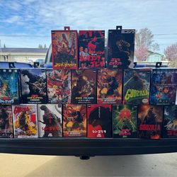 NECA Godzilla collection lot