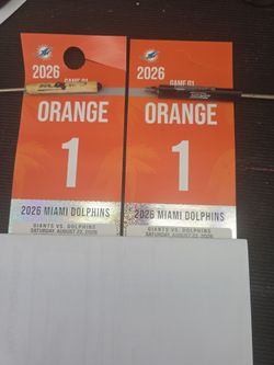 Dolphins first home game