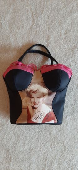 Marilyn Monroe bustier corset bag-new