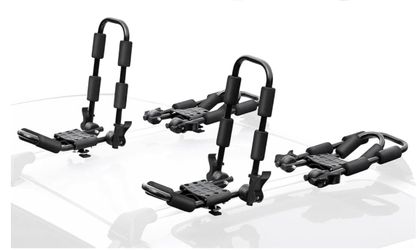 Leader Accessories Folding Kayak Rack 4 PCS/Set J Bar Car Roof Rack