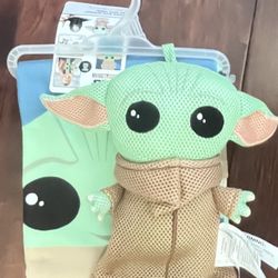 2 PIECE BATH SCRUBBY AND BATH TOWEL