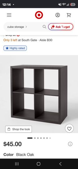 Cozy cubby whole storage