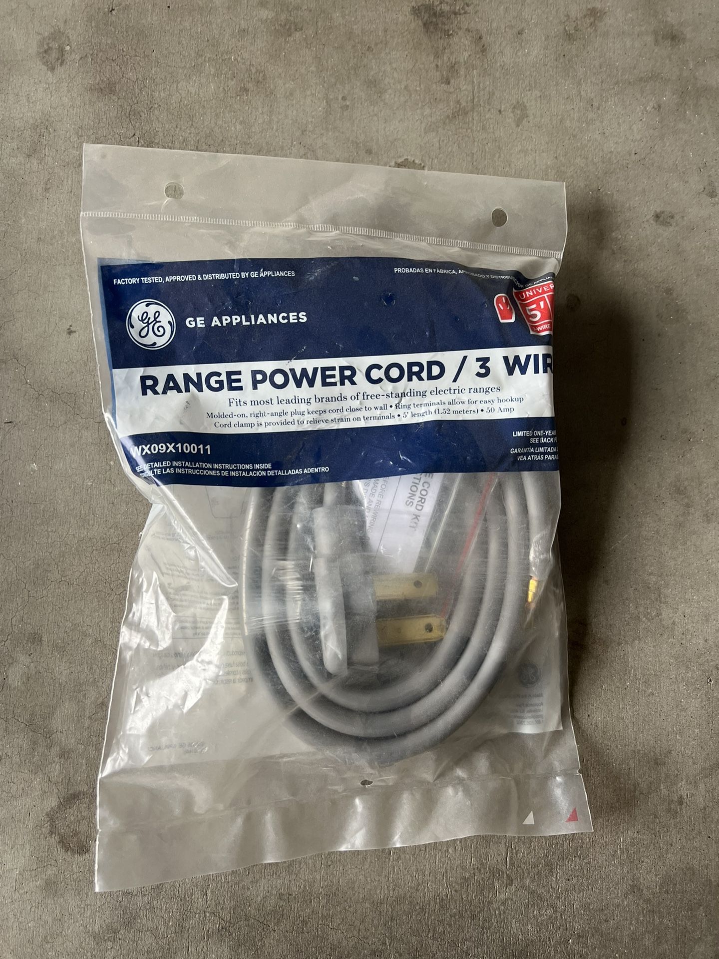 GE Range Power Core 3-wire 50A