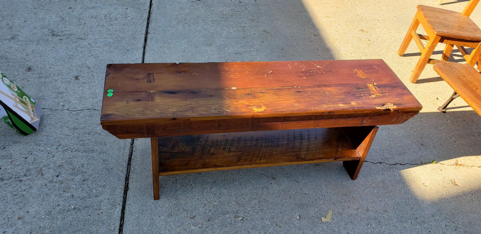 Antique country coffee table