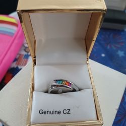 Mothers Stone Silver Ring 