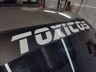 Sunstrip banners for cars vinyl