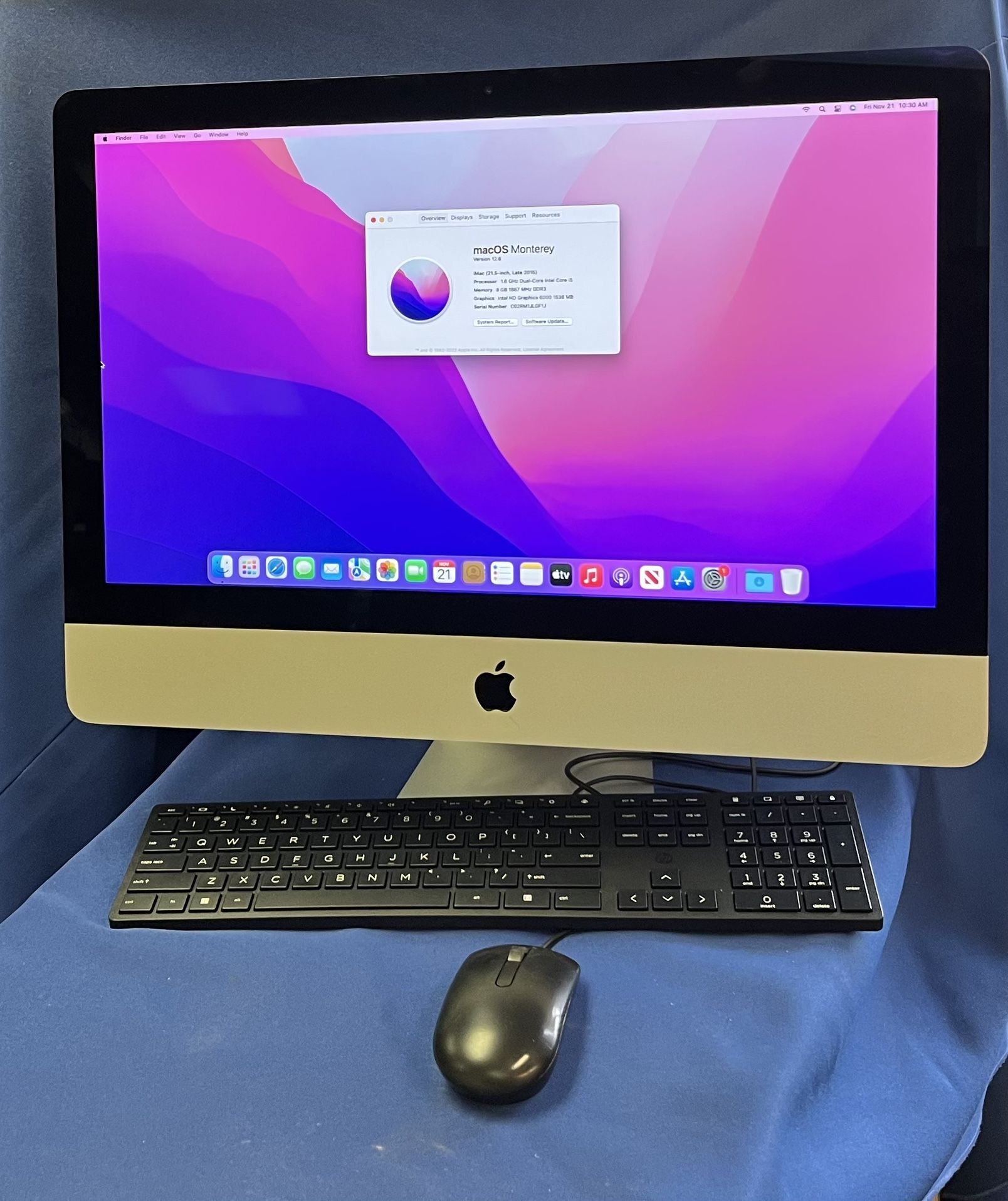 2015 21.5” iMac 🖥️ Core i5 - 1 Tb - Mac OS Monterey