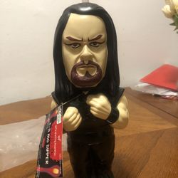 WWF Wrestling The Undertaker 1998 11” Water Bottle Container Attitude Era VNTG