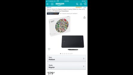 Wacom Intuos Pro Digital Graphic Drawing Tablet for Mac or PC (PTH660)