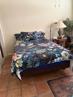 Full size bed and frame