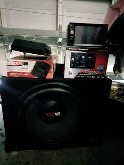 Package Deal 15" Ds 18 Genx With Ds18pro 1000 Watt Amplifier And Power Acoustik Radio Touch Screen