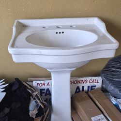 24inch pedestal sink
