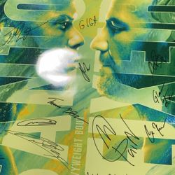 UFC Signed Event Poster
