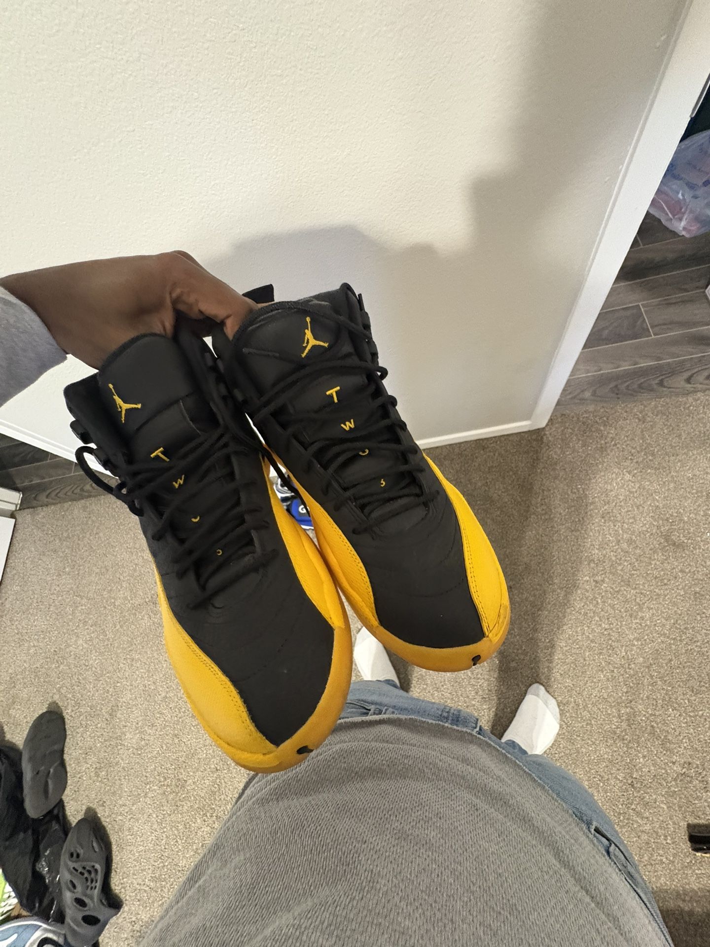 Jordan 12’s Black And Gold