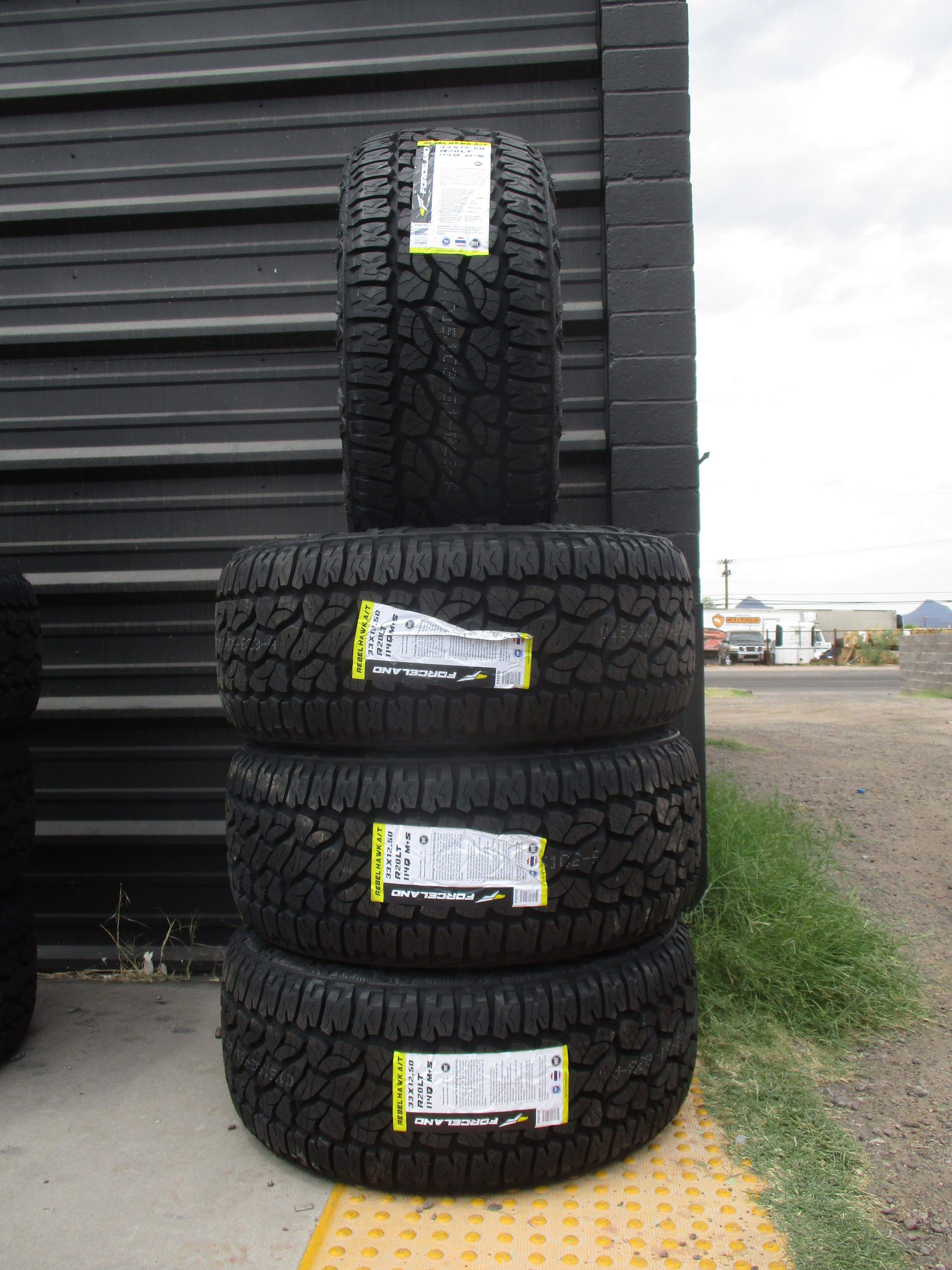33x12.50R20 LT New Forceland Rebelhawk All Terrain 10 Ply Tires