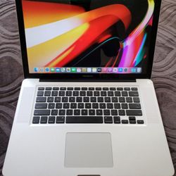 Mac Boook Pro 15.4" Intel Quadcore i7 8gb Ram 256ssd Working Great 