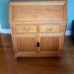Solid Rosewood Drop Lid Secretary Desk